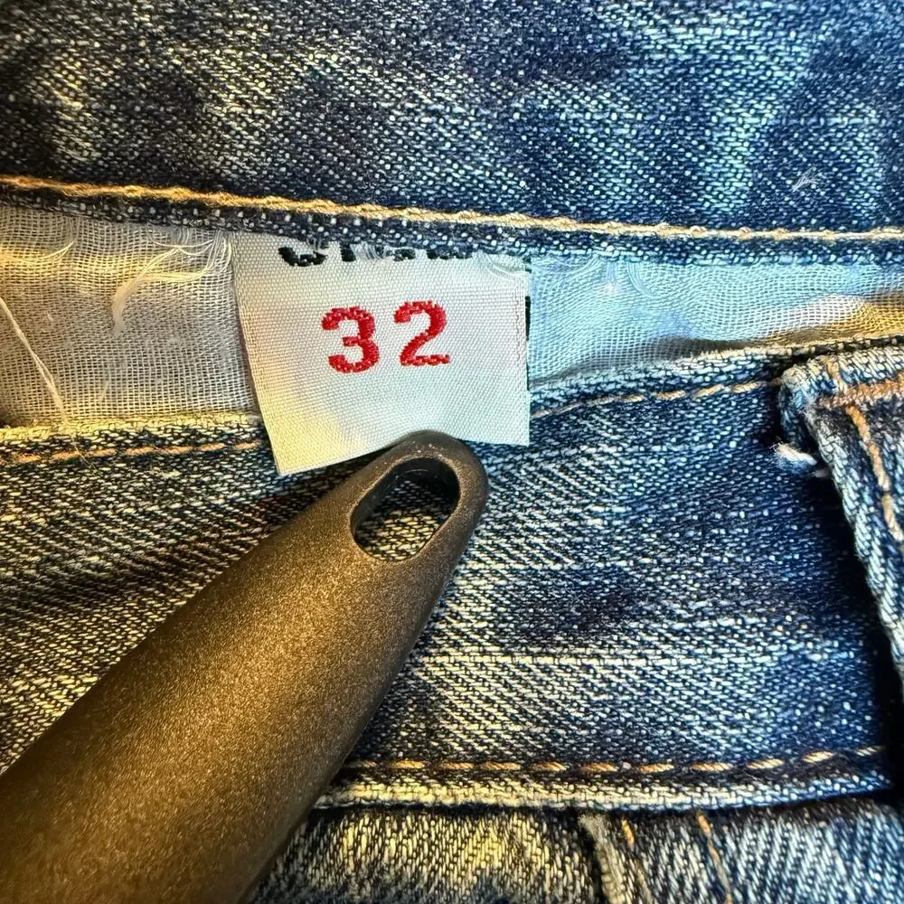 Vintage Calvin Klein Jeans Men’s Size 32 Straight Leg Blue Denim Pants Y2K 90s